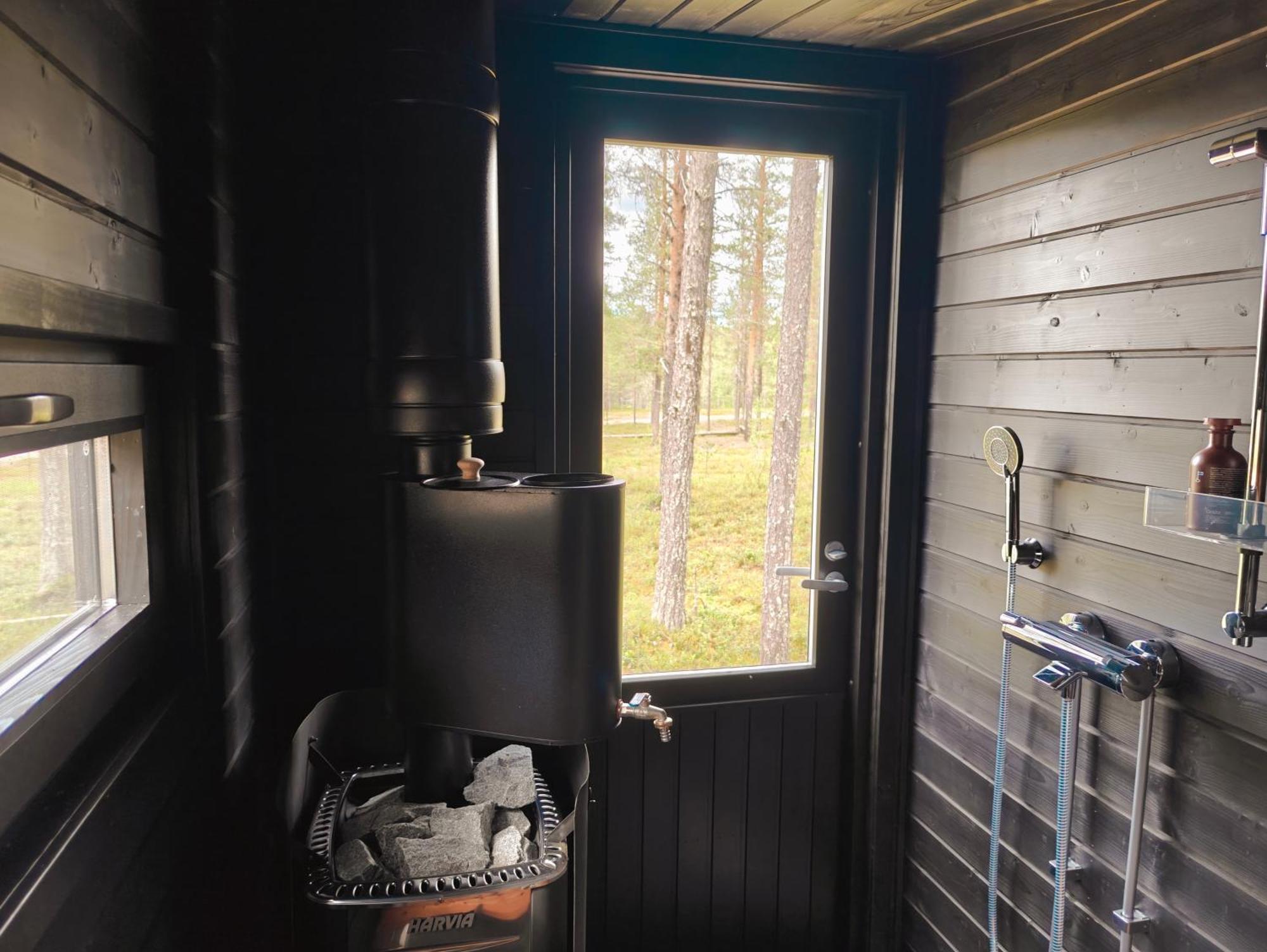 Lapland Riverside, Landscape Cabin, Kuukkeli 6, Yllaes, Tiny Home With Sauna, Fireplace, Terrace, Bbq, Wifi, Ski, Fishing, Pets Ok Äkäslompolo Eksteriør billede